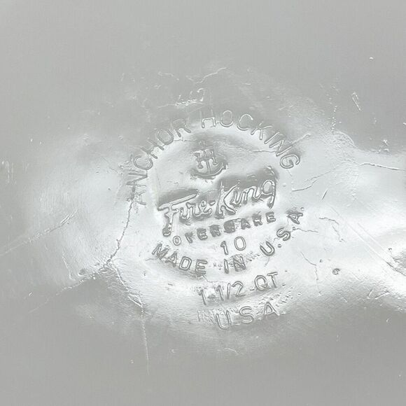 Vintage Fire King Peach Luster Casserole Dish Lot of 2 1.5 & 2 Qt Anchor Hocking - Picture 8 of 10